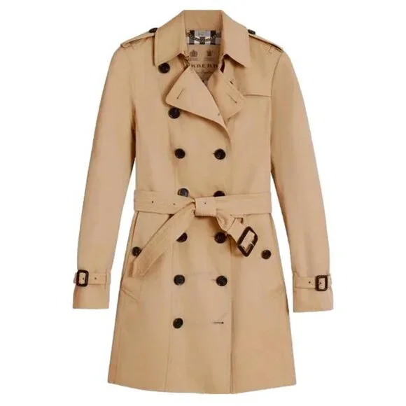 Burberry The Sandringham Heritage Trench Short Coat England Size US 0 XS - Picture 1 of 16